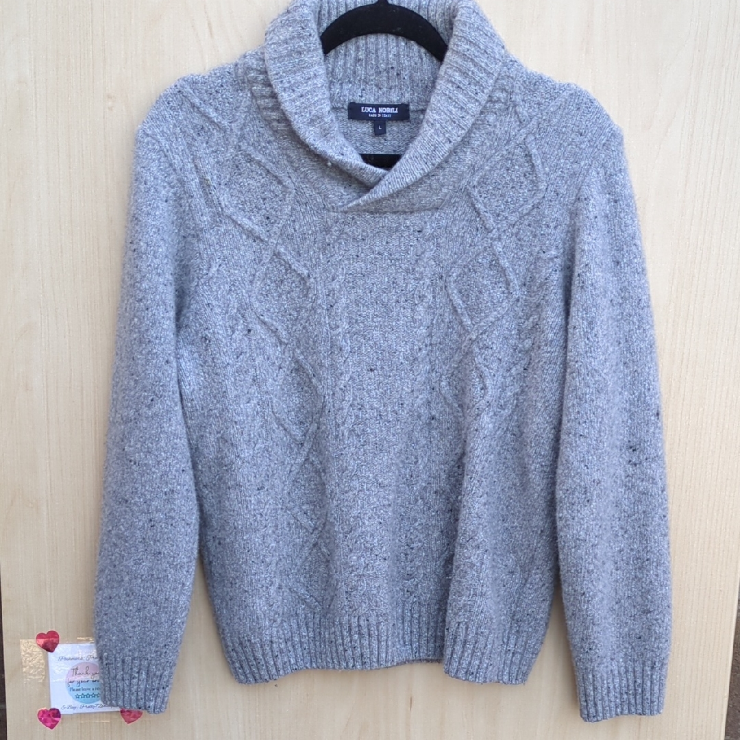 L.L. Bean Gray Turtleneck Sweater